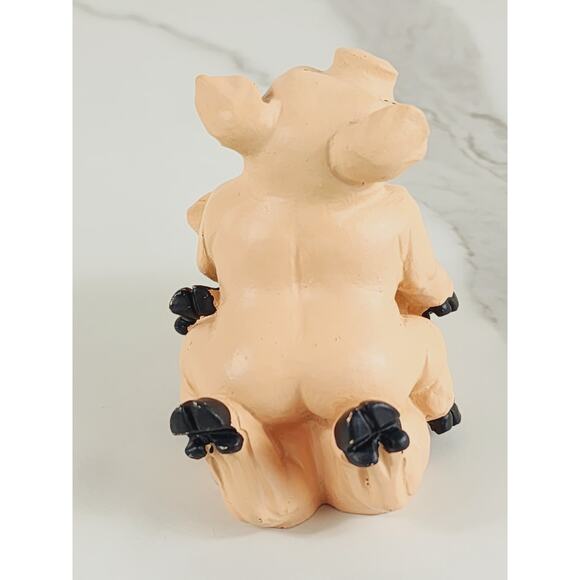 Kinky Sexy Pigs Figurine Piglet Piggy 3 1/2" Resin Year 90s Pig Lover Vintage - Picture 7 of 12